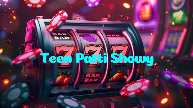 Teen Patti Showy casino presented on mobile device in Pakistan with slots and live games